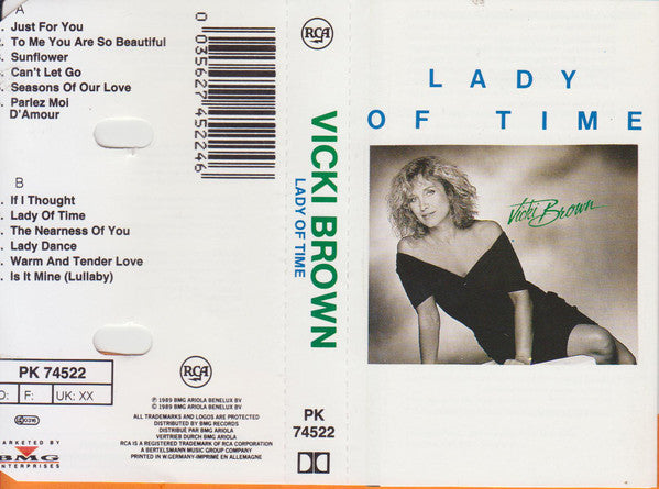 Vicki Brown - Lady Of Time - Cassette