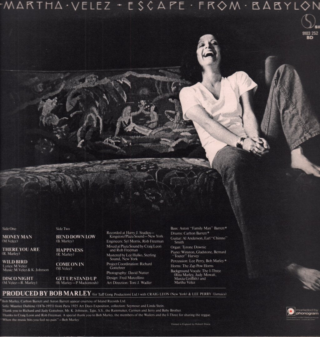 Martha Velez - Escape From Babylon - Lp