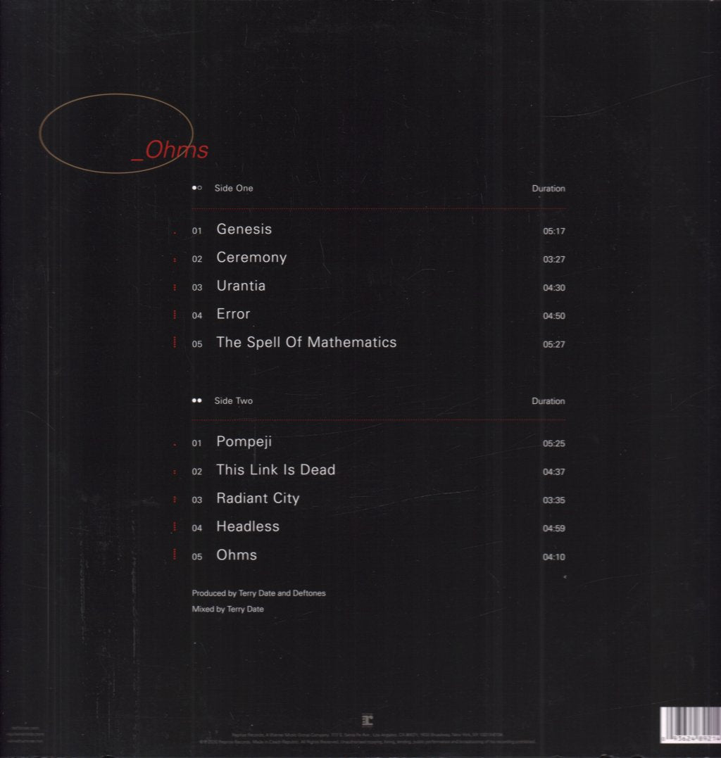 Deftones - _Ohms - Lp