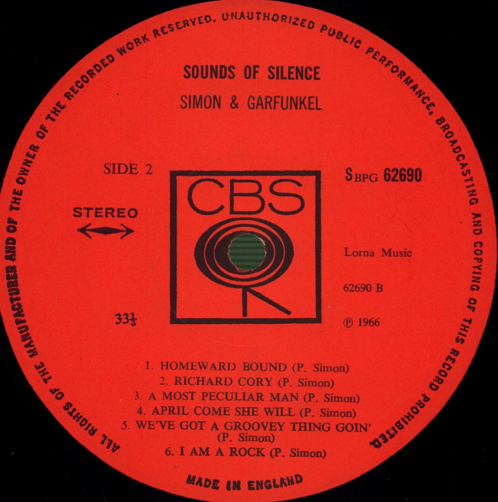 Simon And Garfunkel - Sounds Of Silence - Lp