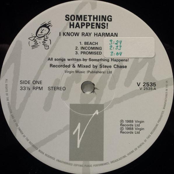 Something Happens - I Know Ray Harman (A Live Recording) - Lp