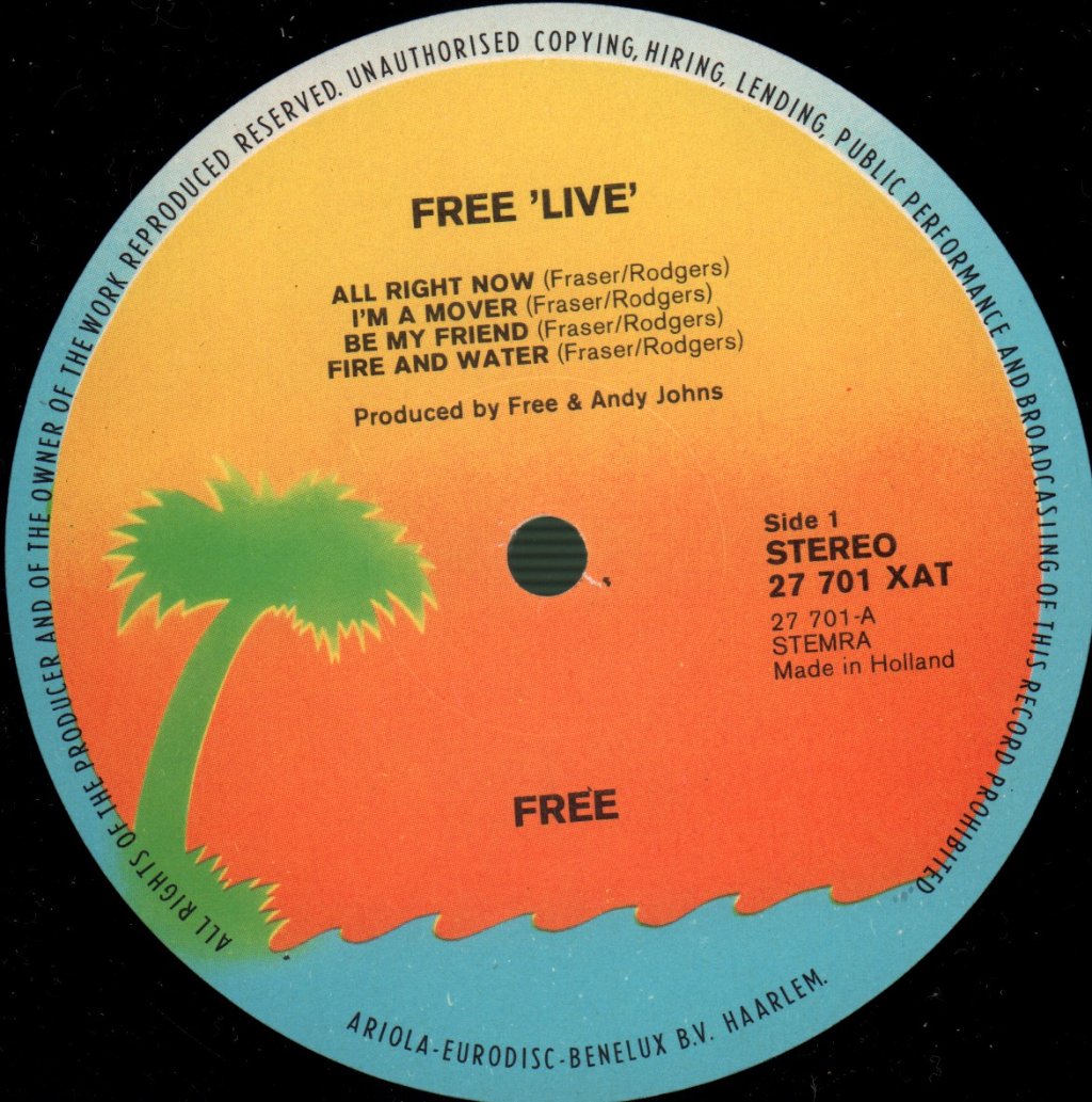 Free - Free Live - Lp
