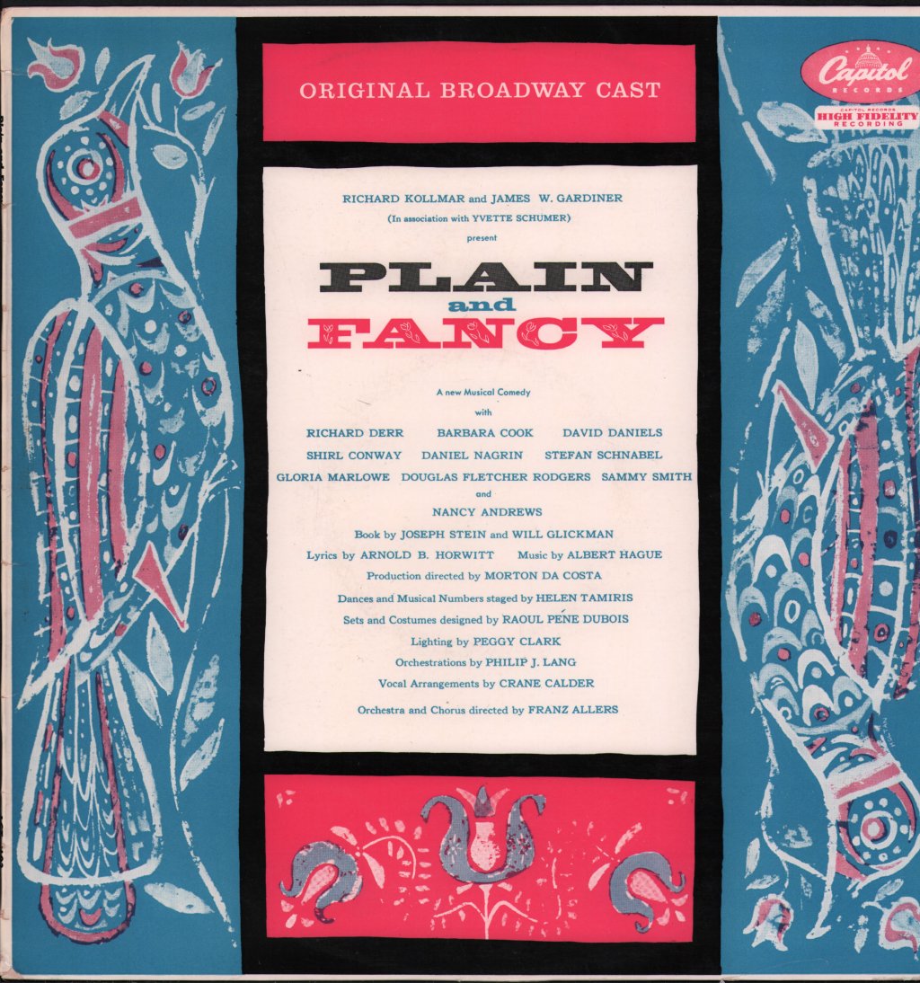 Plain And Fancy (Soundtrack) - Original Broadway Cast - Lp