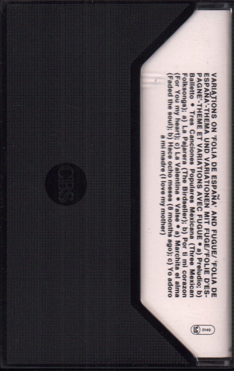 John Williams (Guitarist) - manuel ponce Guitar Music - Cassette