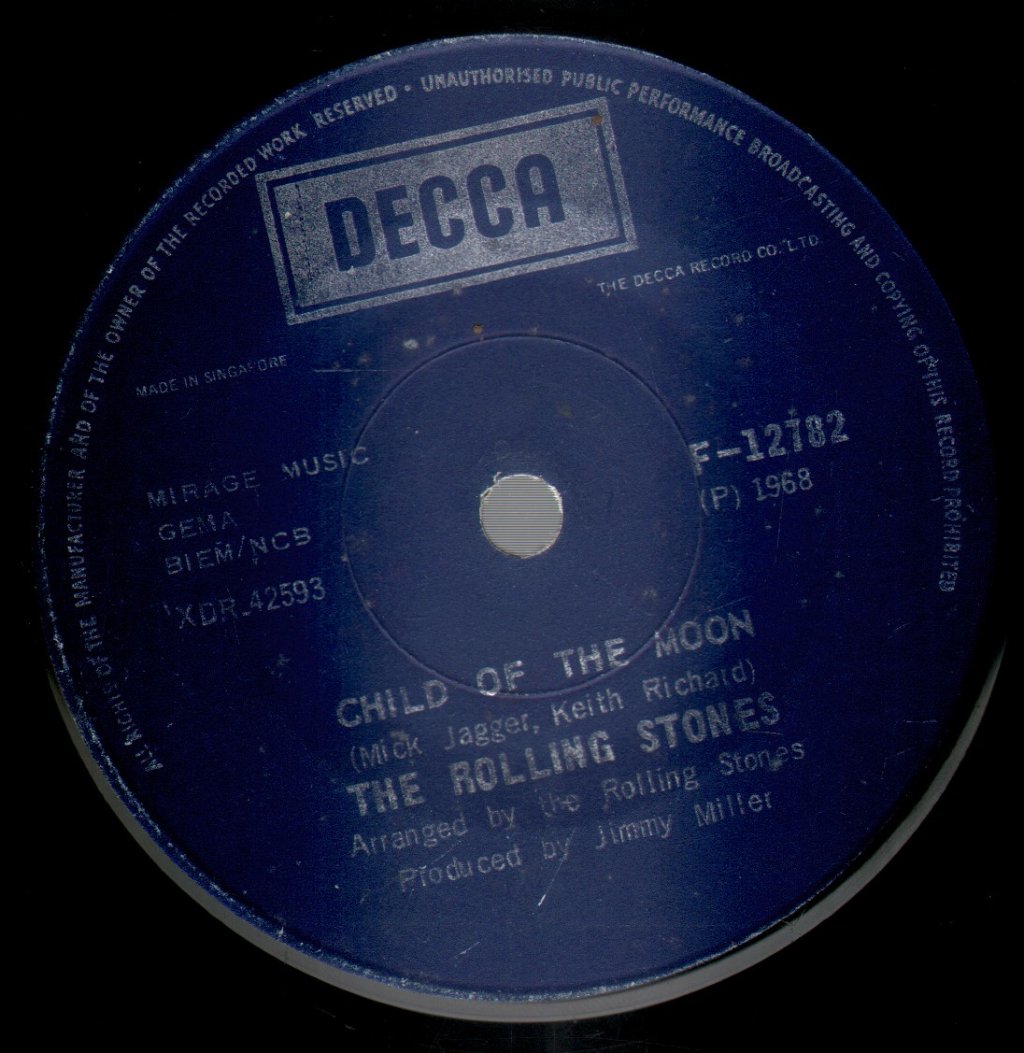Rolling Stones - Jumpin' Jack Flash / Child Of The Moon - 7 Inch