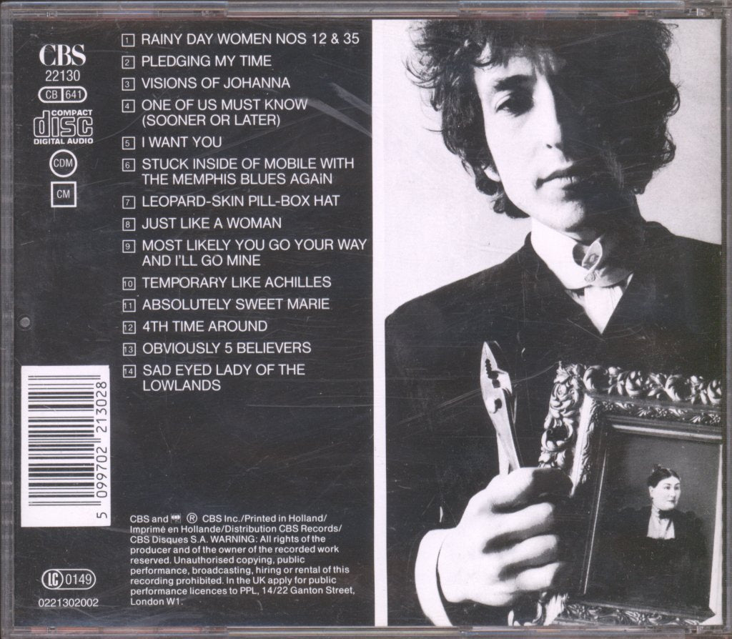 Bob Dylan - Blonde On Blonde - Cd