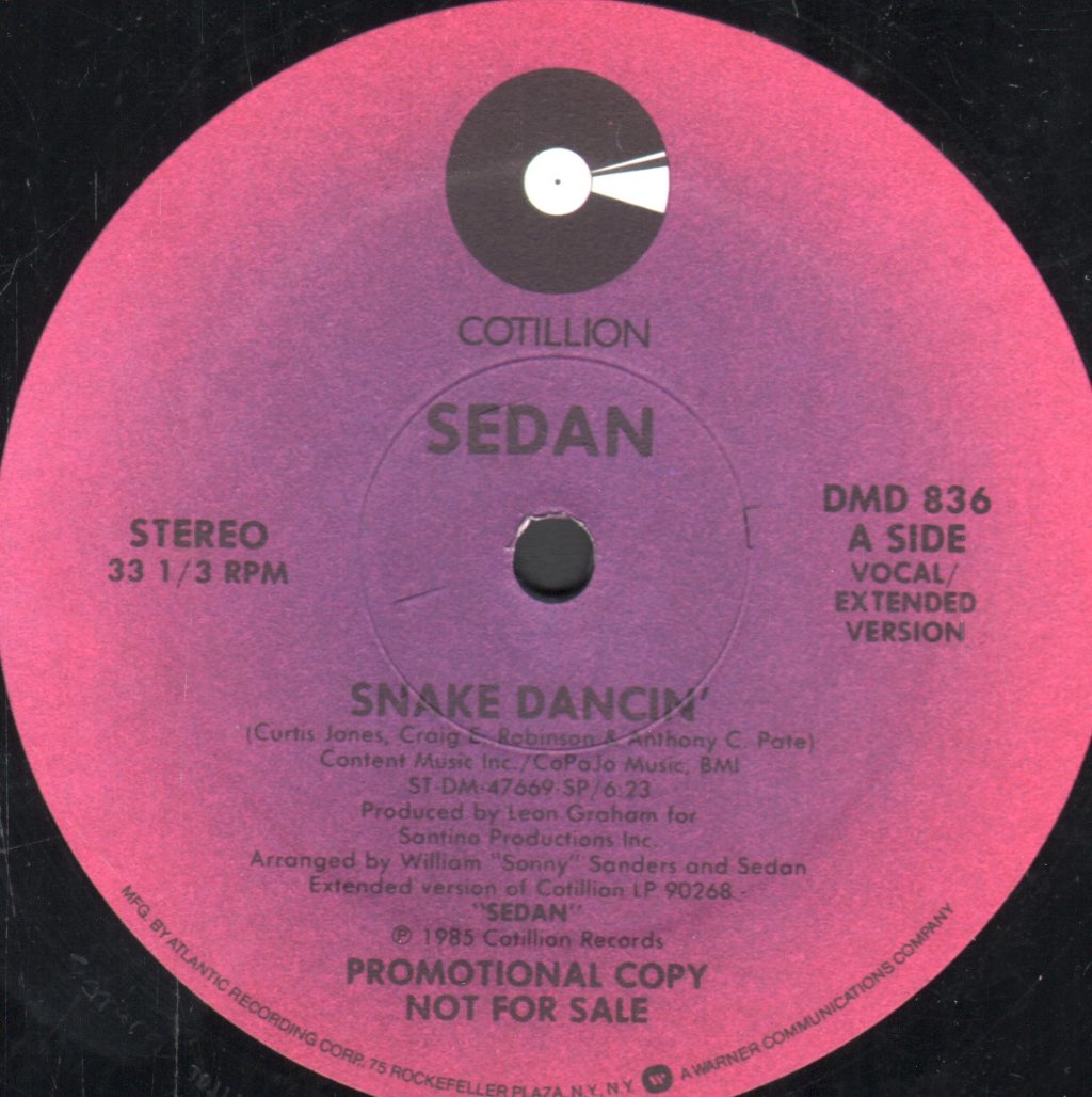 Sedan - Snake Dancin' - 12 Inch