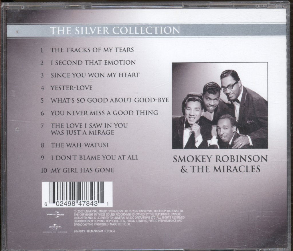 Smokey Robinson And The Miracles - Silver Collection - Cd