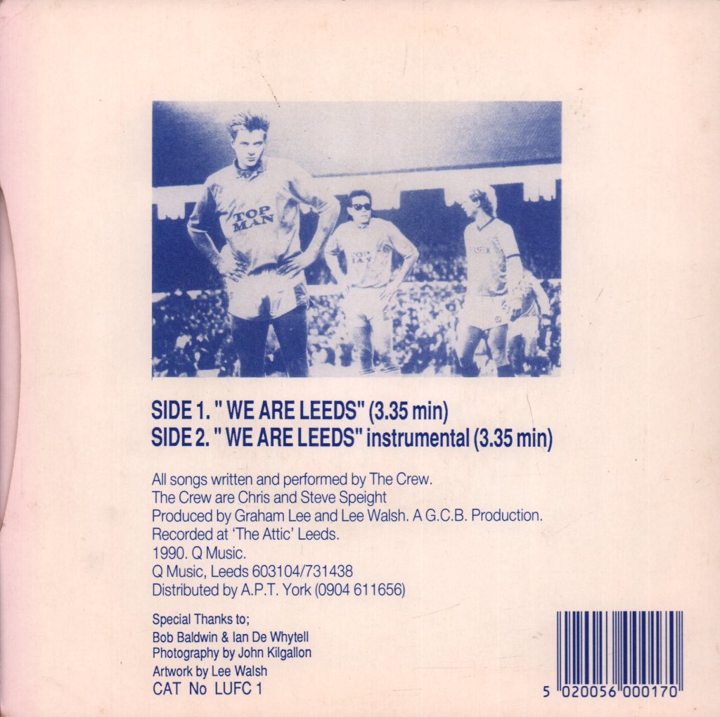 crew (football) - We Are Leeds - 7 Inch