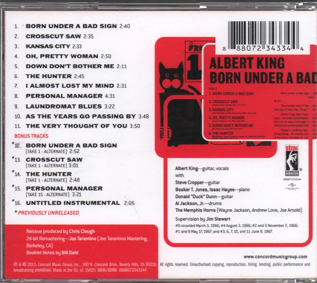 Albert King - Born Under A Bad Sign - Cd