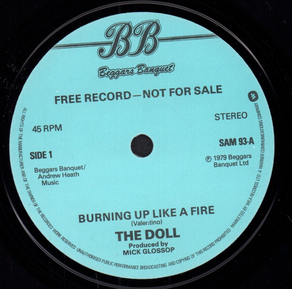 Doll - Burning Up Like A Fire - 7 Inch