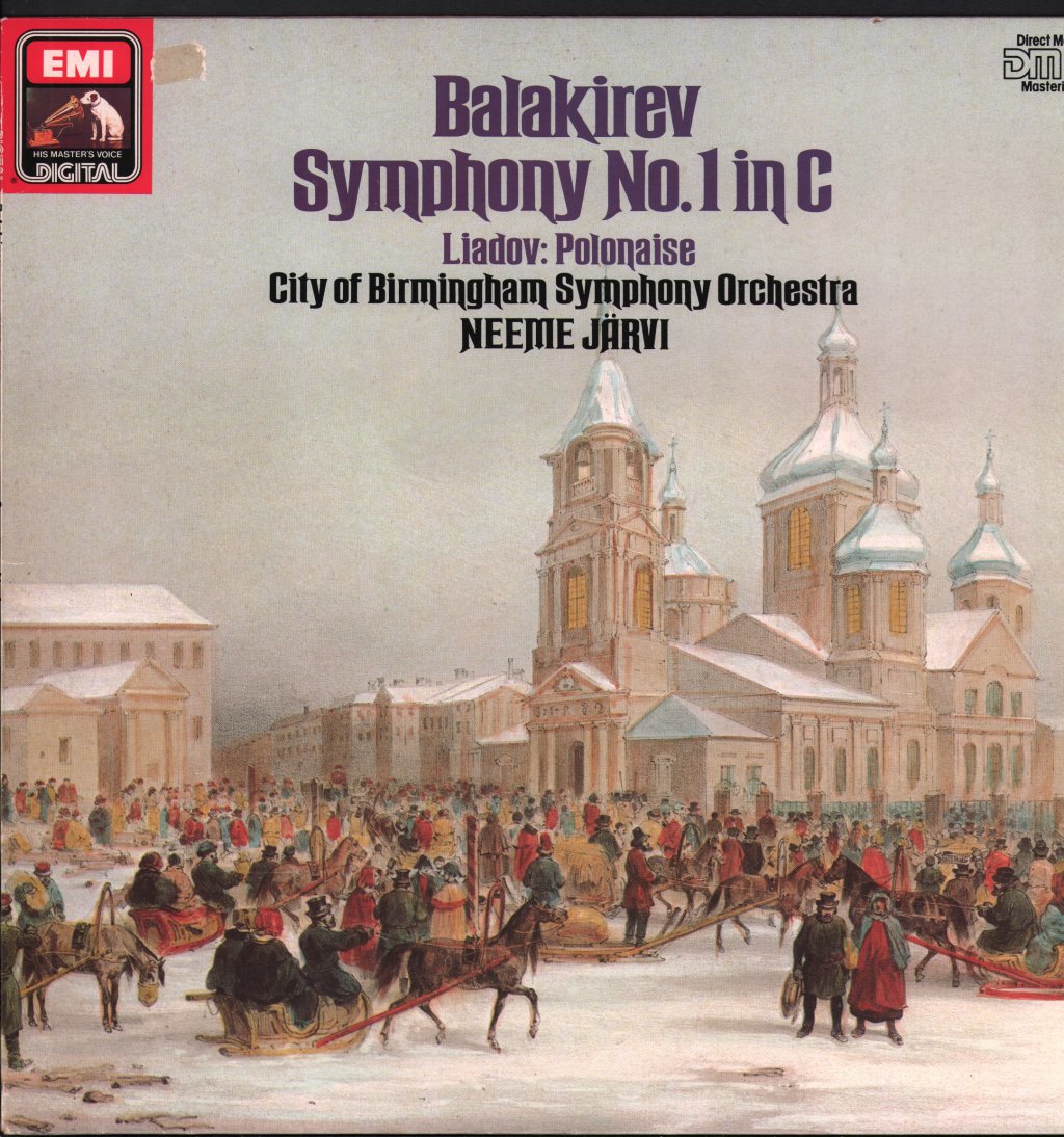 City Of Birmingham Symphony Orchestra / Neeme Jarvi - Balakirev - Symphony No. 1 In C / Liadov - Polonaise - Lp