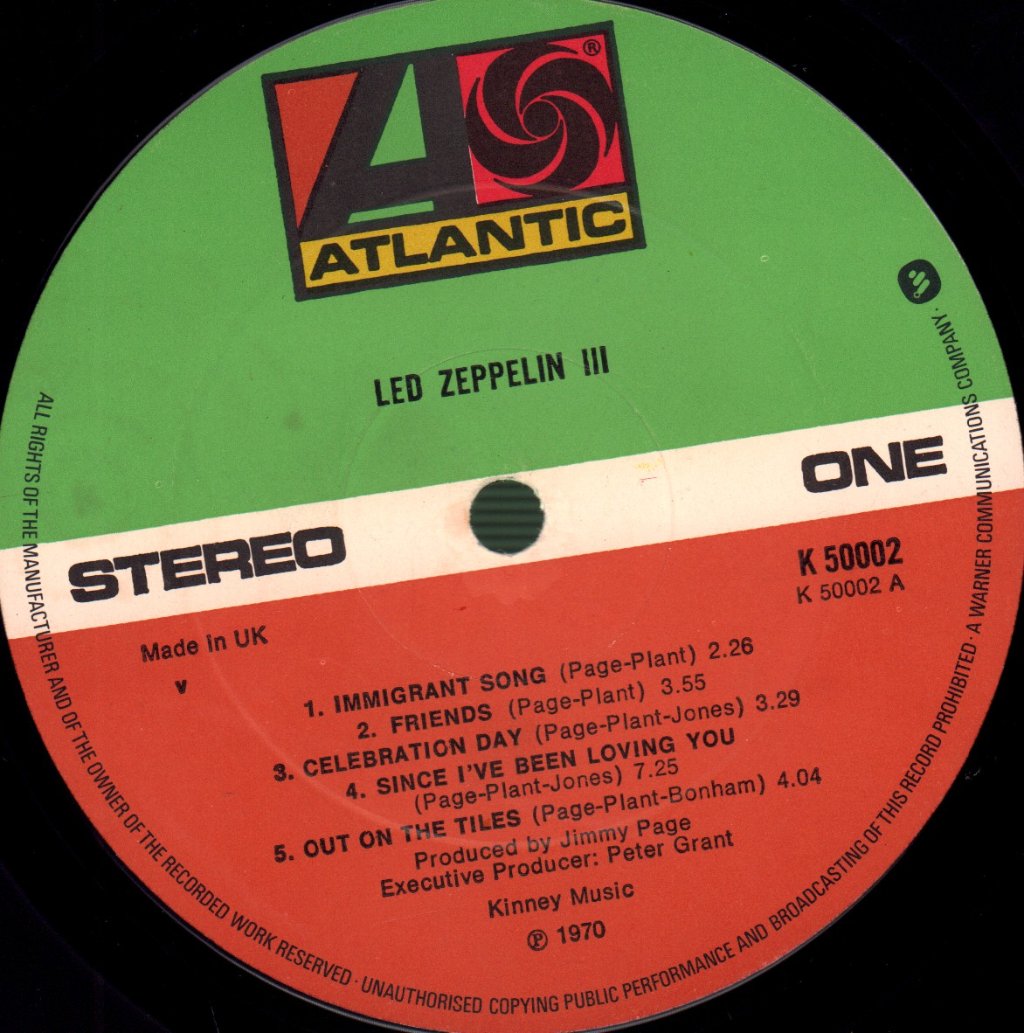 Led Zeppelin - 3 - Lp