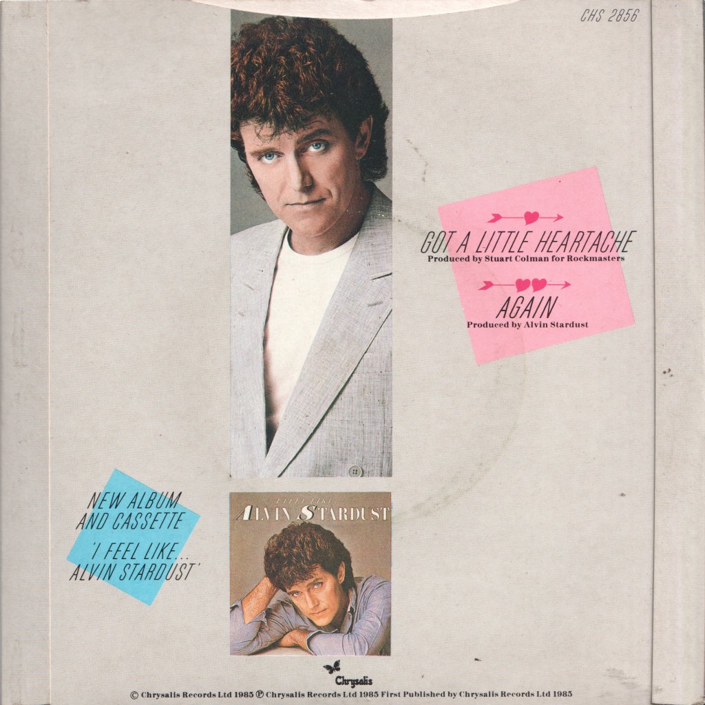 Alvin Stardust - Got A Little Heartache - 7 Inch