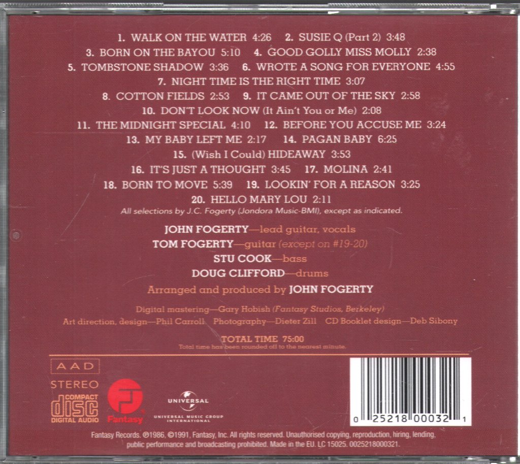 Creedence Clearwater Revival - Chronicle Volume Two (Twenty Great CCR Classics) - Cd