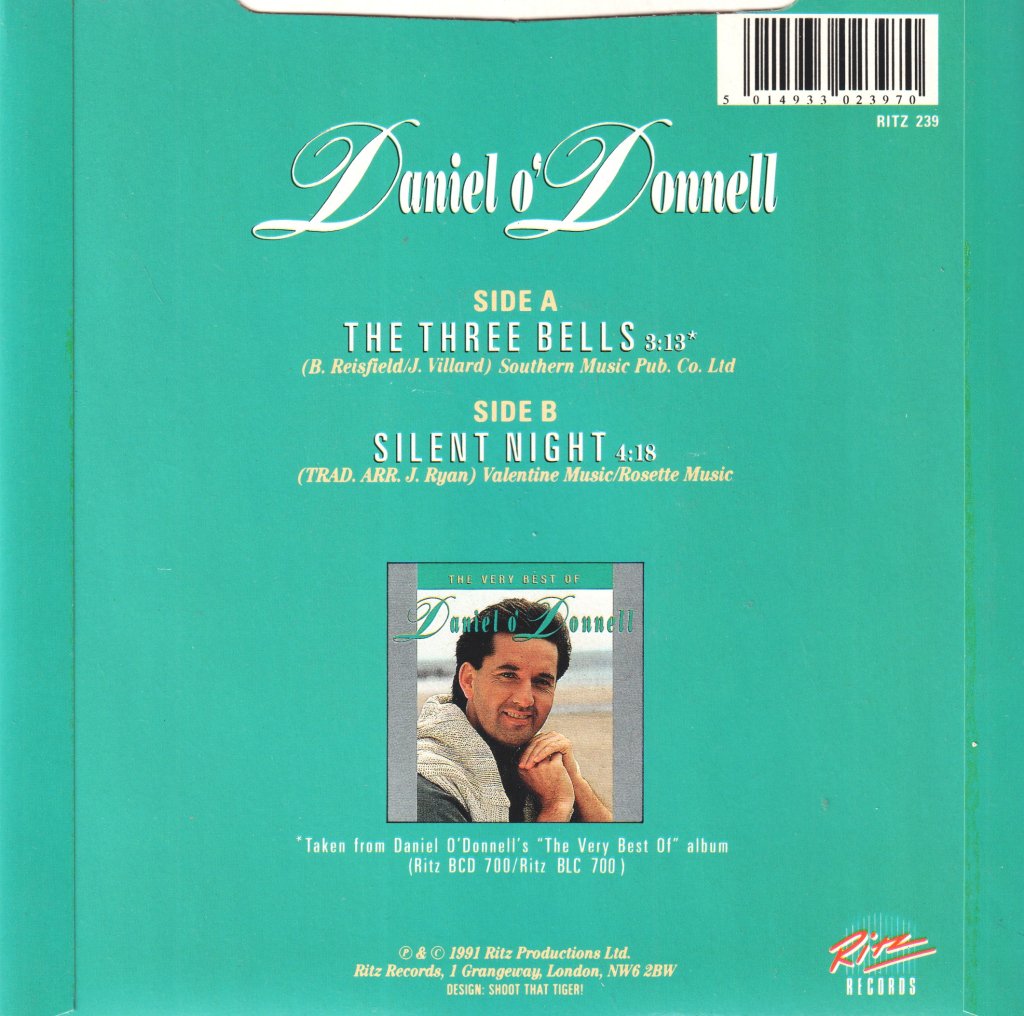 Daniel O'donnell - Three Bells - 7 Inch