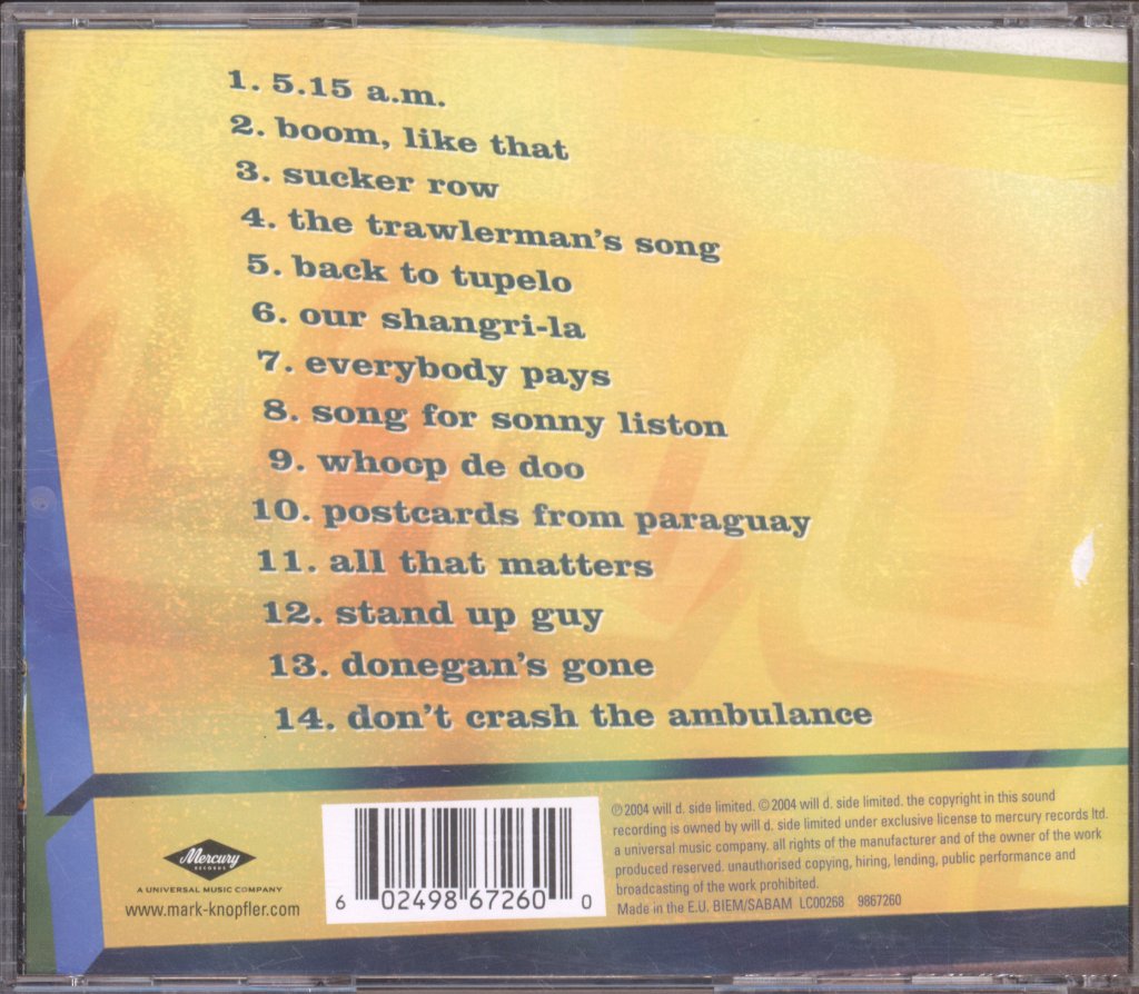Mark Knopfler - Shangri-La - Cd