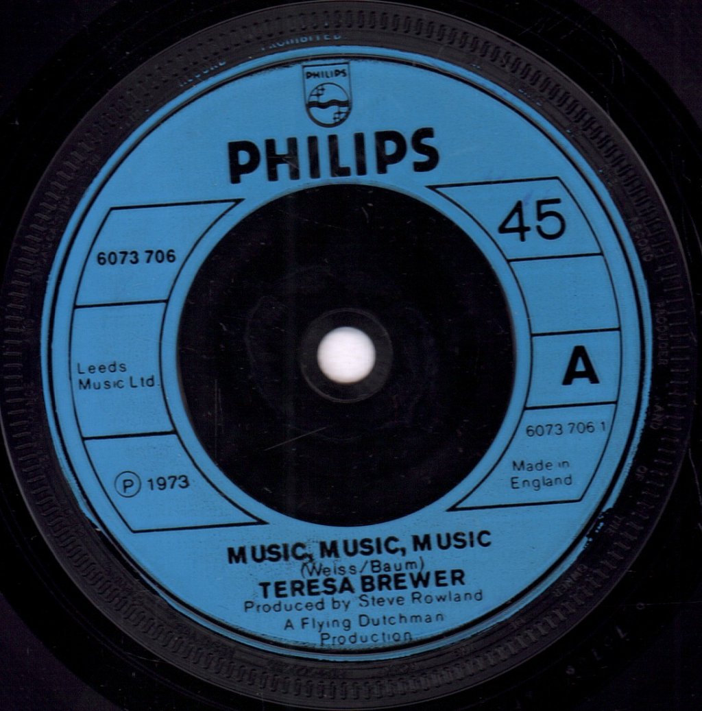 Teresa Brewer - Music Music Music - 7 Inch
