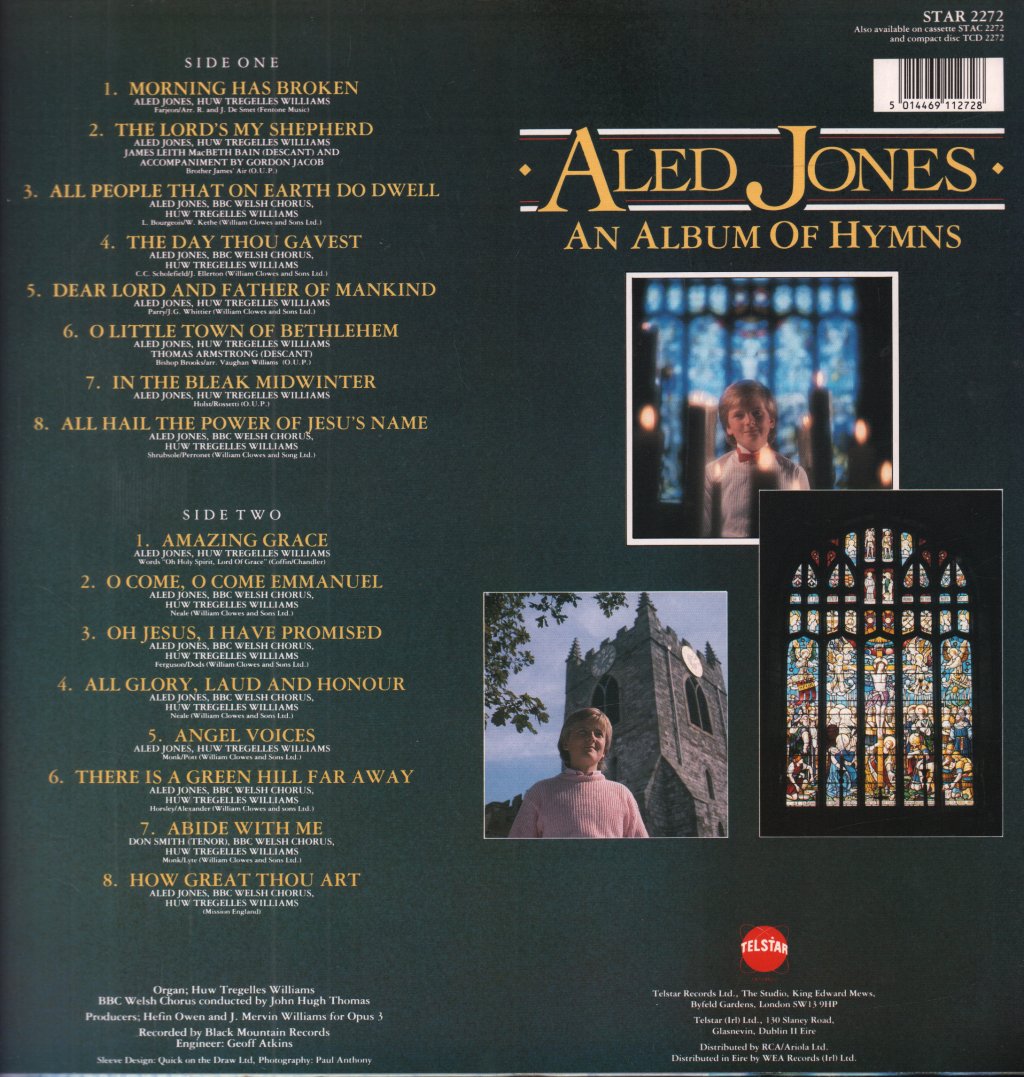 Aled Jones - An Album Of Hymns - Lp