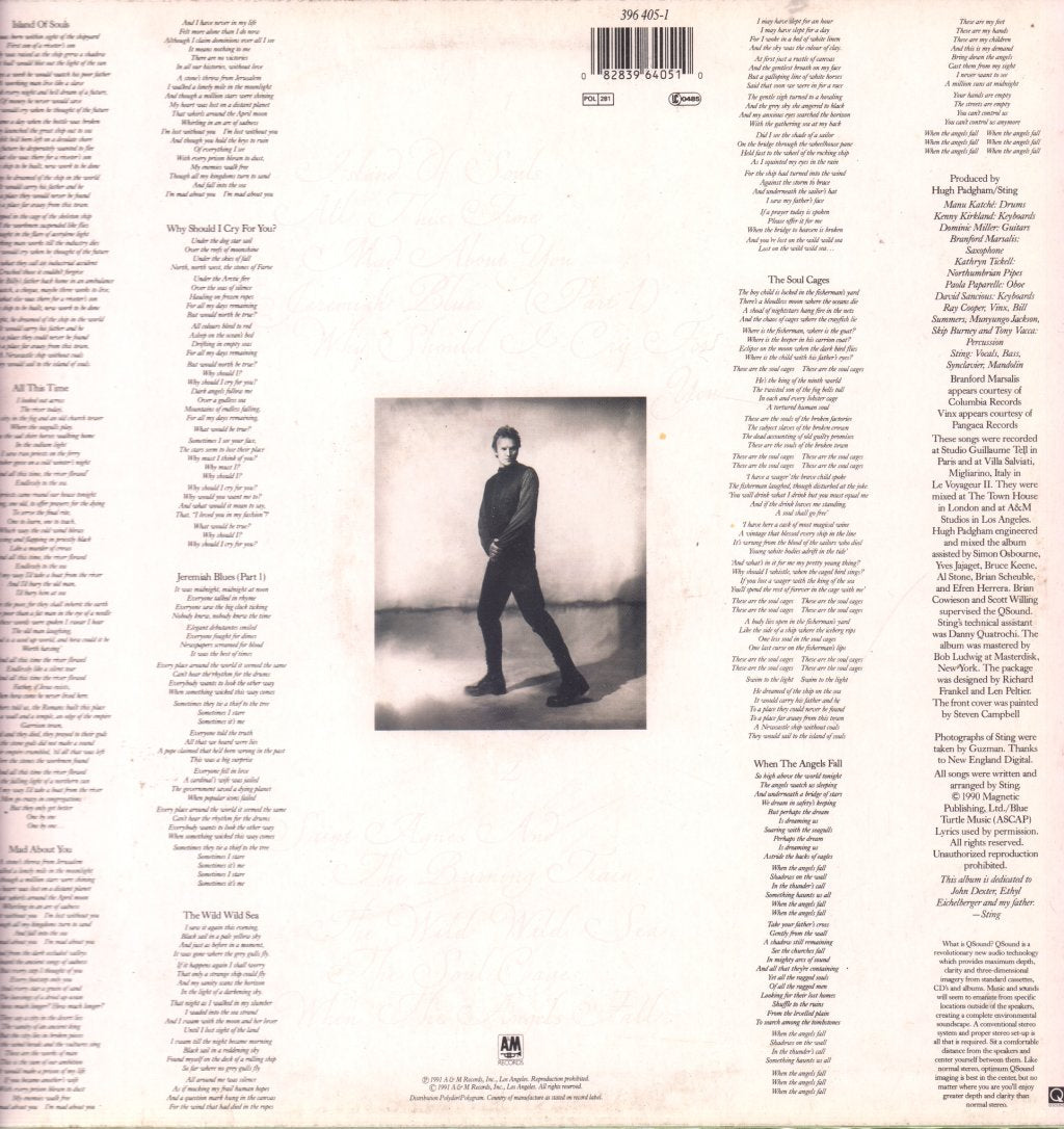 Sting - Soul Cages - Lp