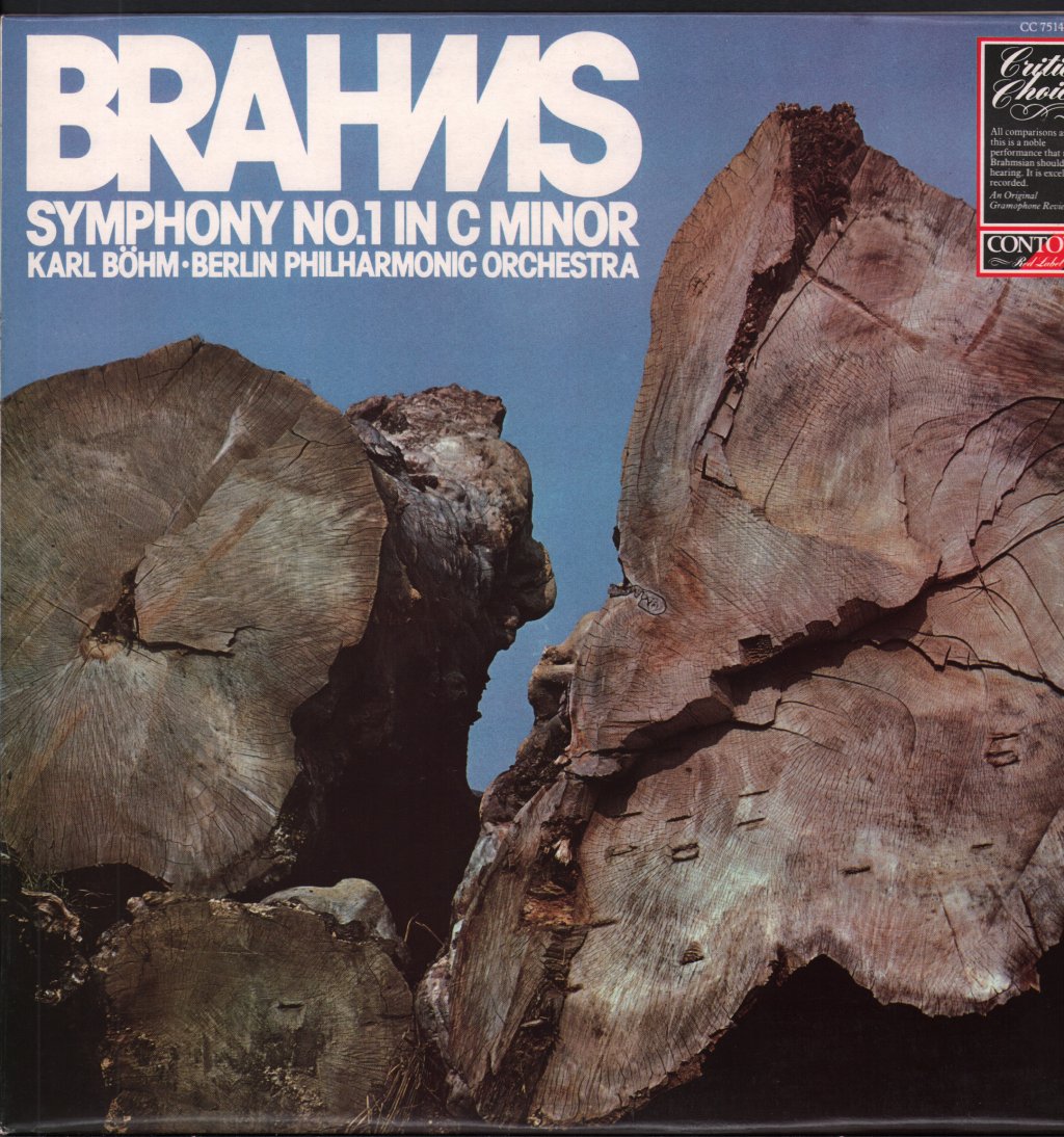 Karl Bohm / Berlin Philharmonic Orchestra - Brahms - Symphony No. 1 In C Minor - Lp