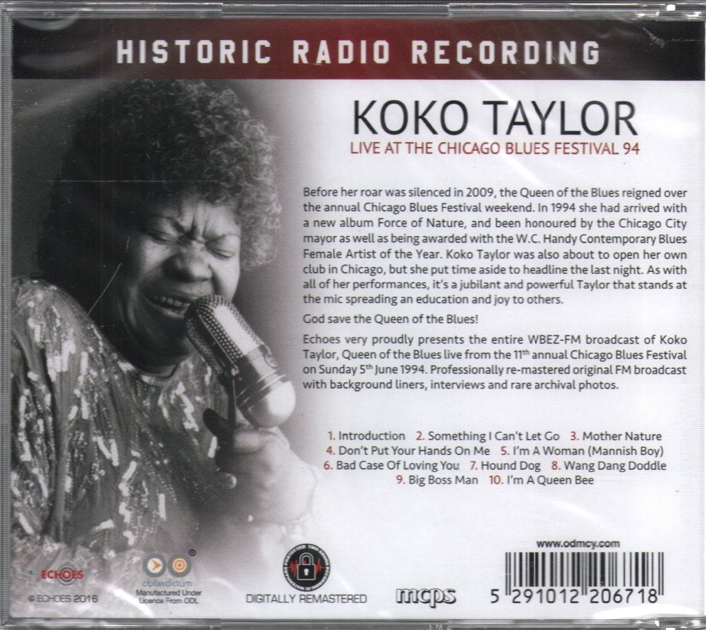 Koko Taylor - Live At The Chicago Blues Festival 94 - Cd