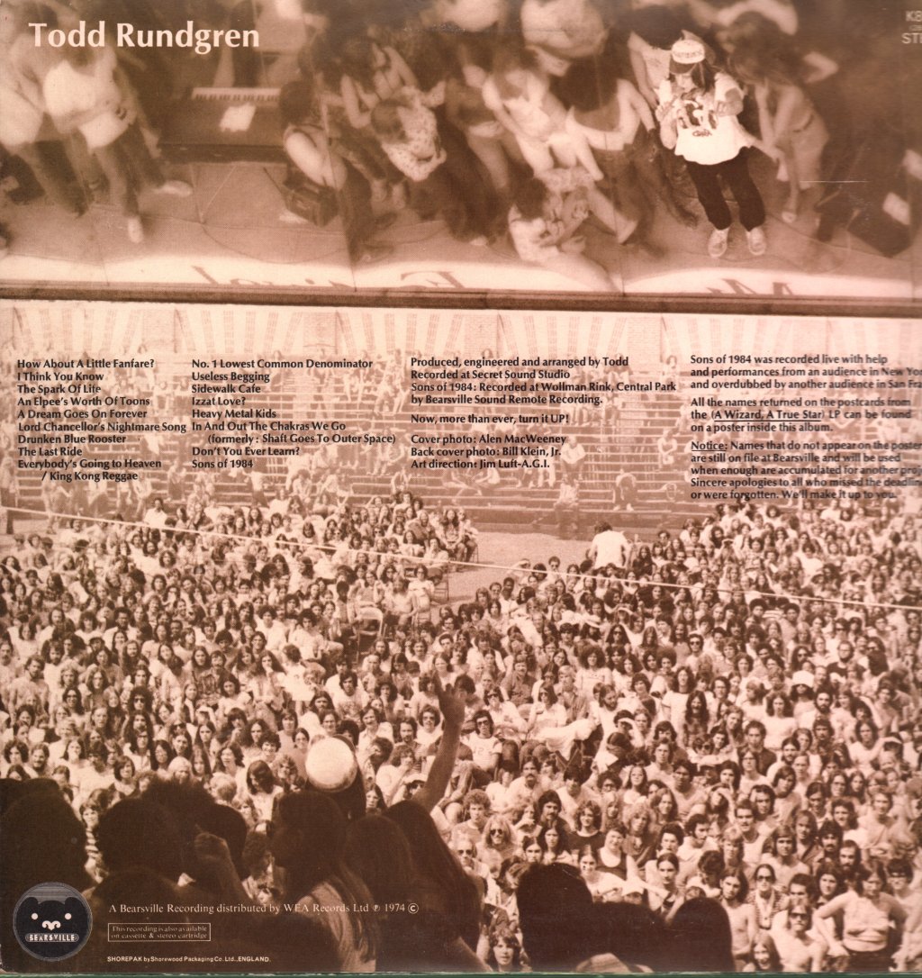Todd Rundgren - Todd - Double Lp