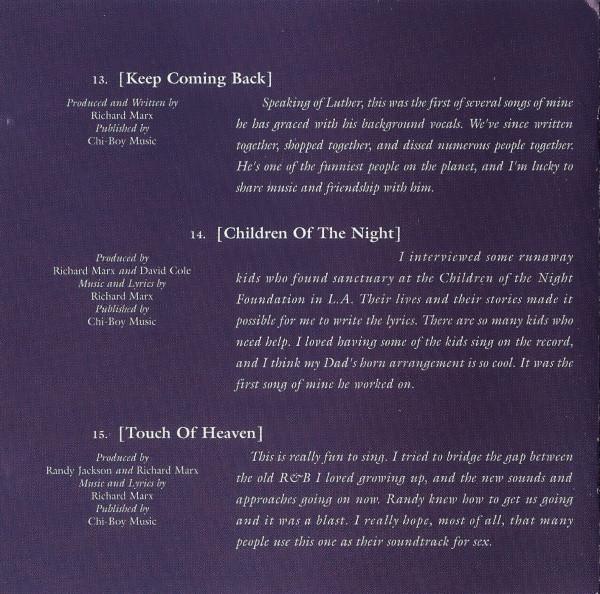 Richard Marx - Greatest Hits - Cd