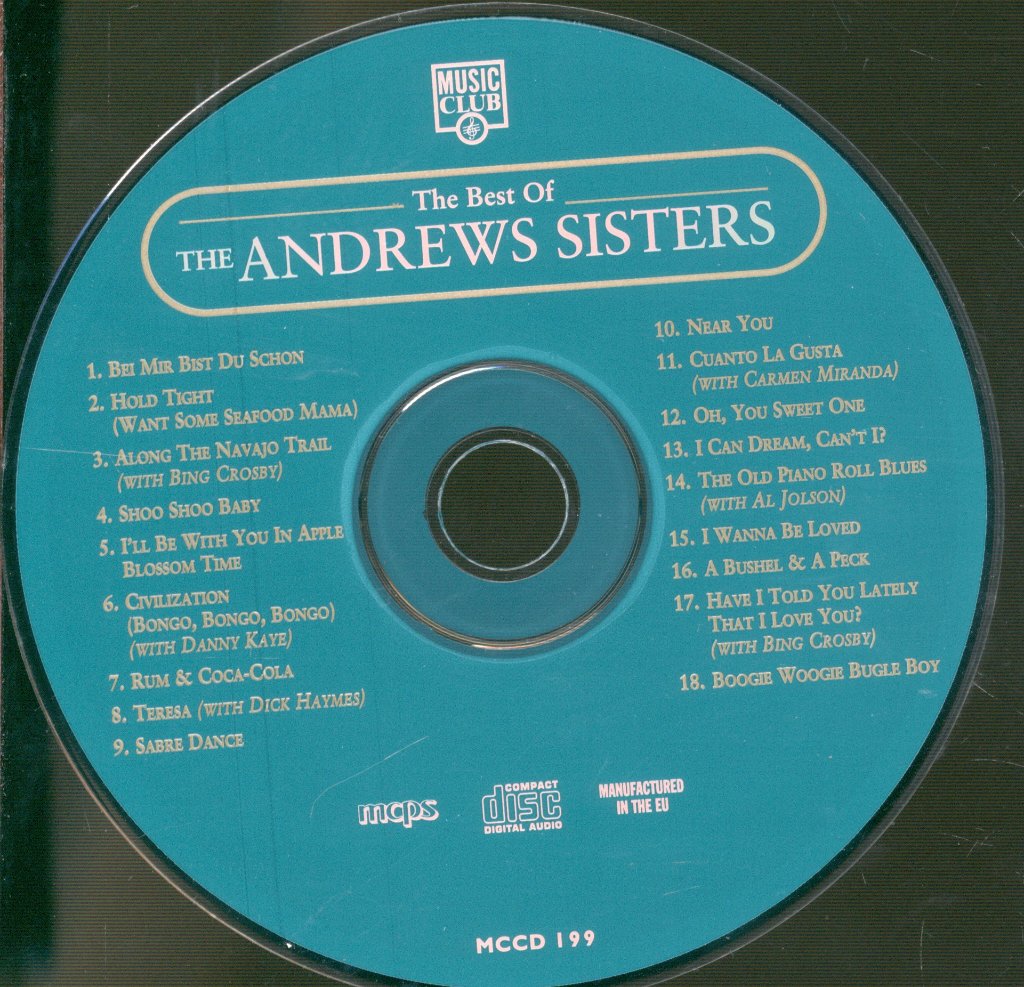 Andrews Sisters - Best Of The Andrews Sisters - Cd