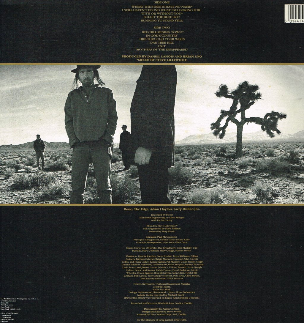 U2 - Joshua Tree - Lp