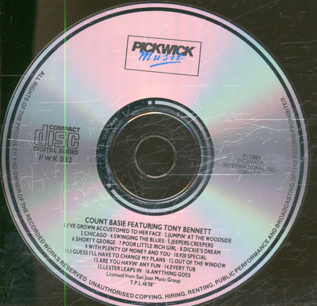 Count Basie featuring Tony Bennett - Count Basie Featuring Tony Bennett - Cd