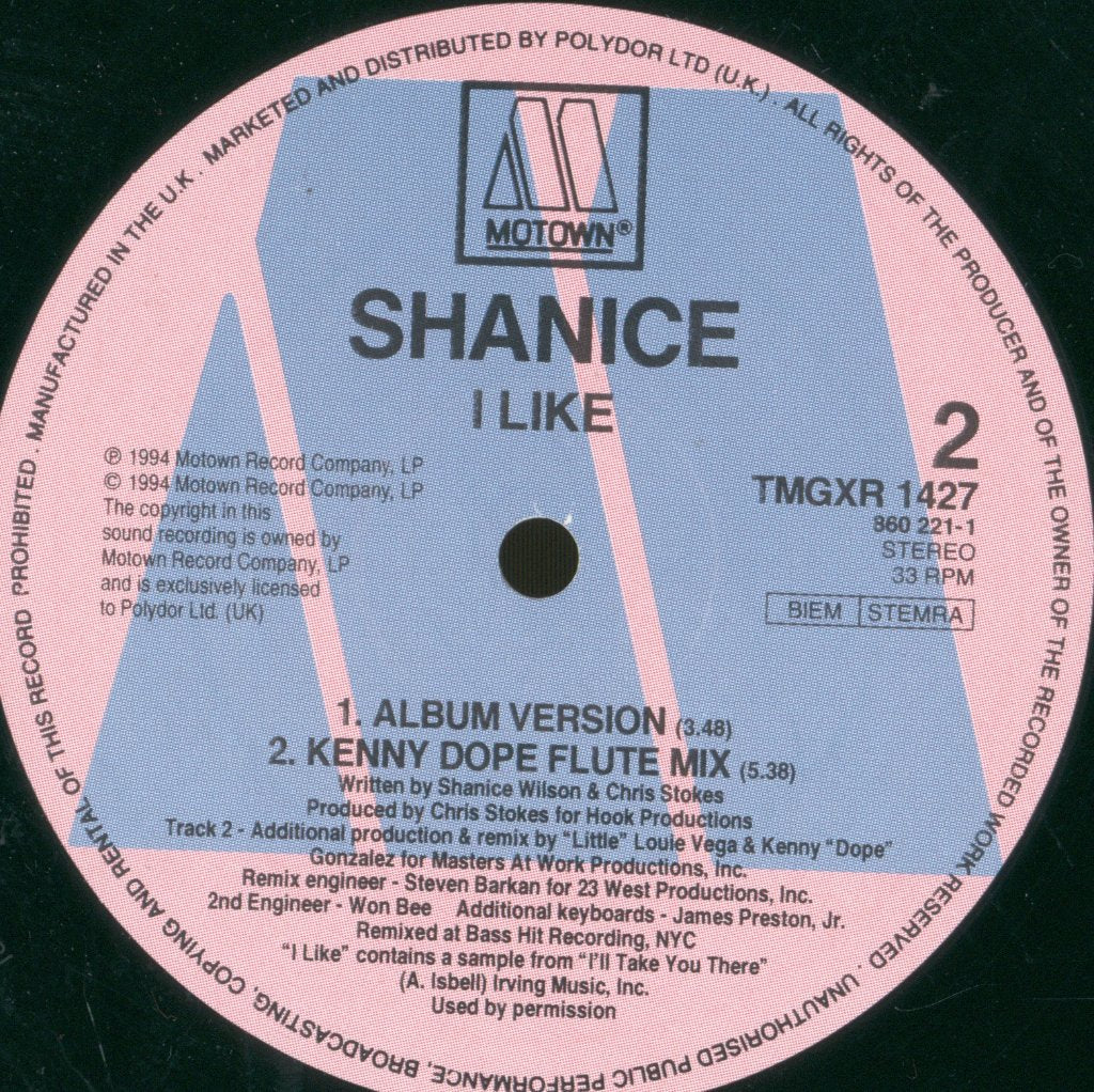 Shanice - I Like - 12 Inch