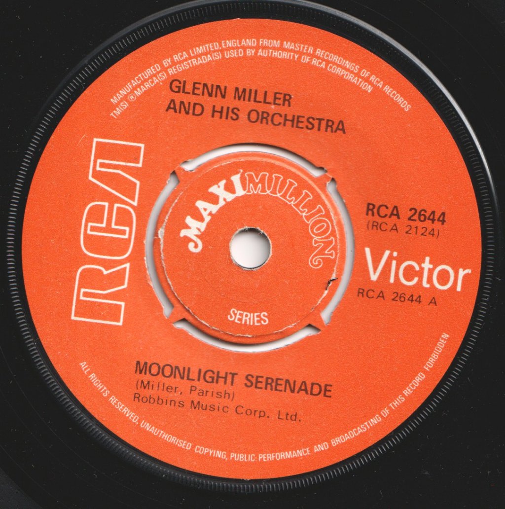 Glenn Miller And His Orchestra - Moonlight Serenade - 7 Inch