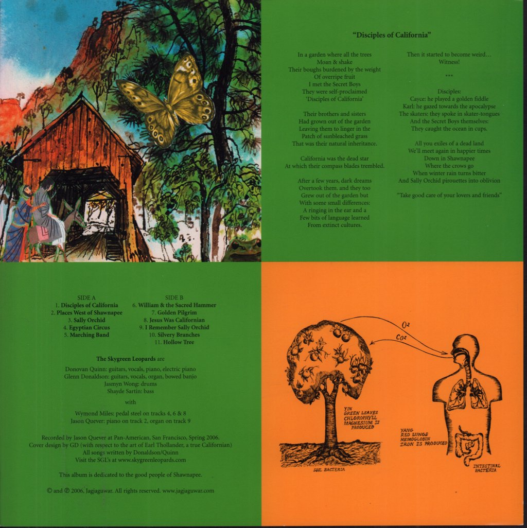 Skygreen Leopards - Disciples Of California - Lp