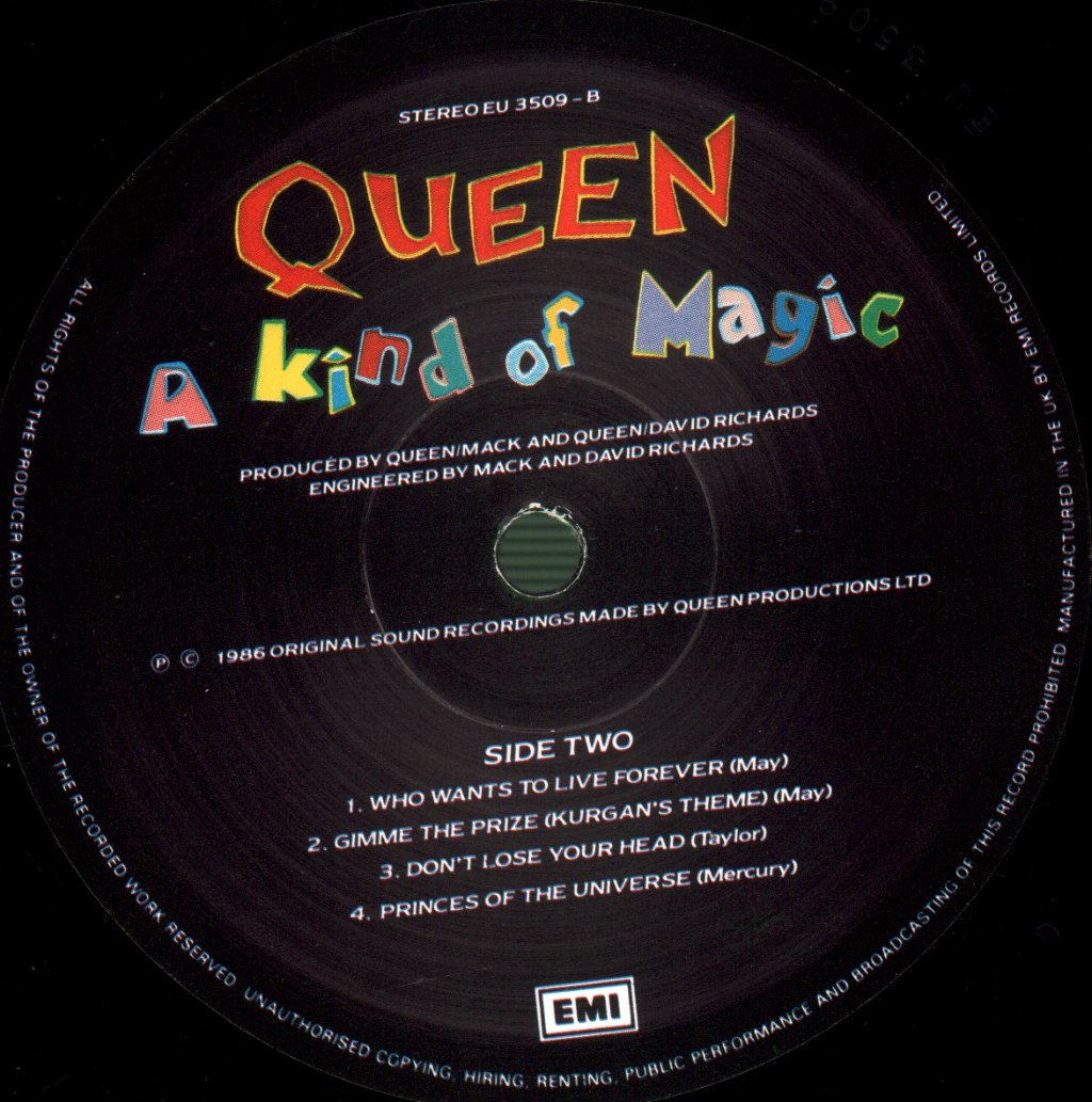 Queen - A Kind Of Magic - Lp