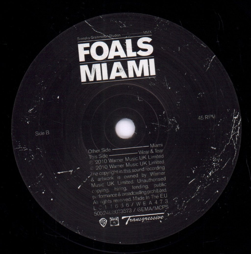 Foals - Miami - 7 Inch