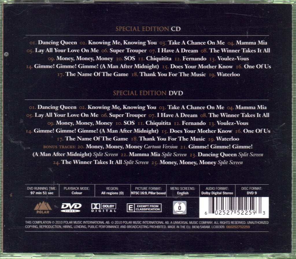 ABBA - Gold (Greatest Hits) - Cd/Dvd