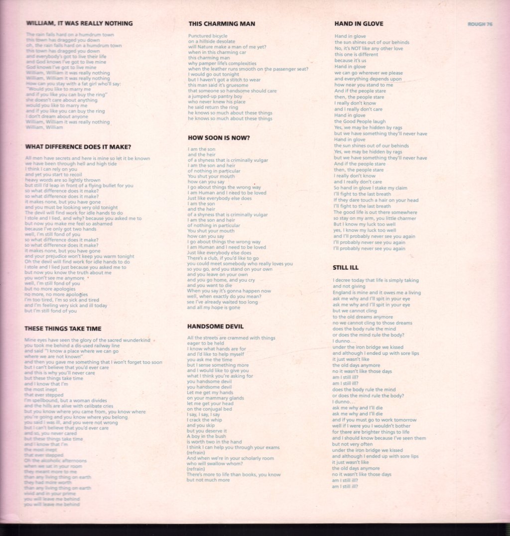 Smiths - Hatful Of Hollow - Lp