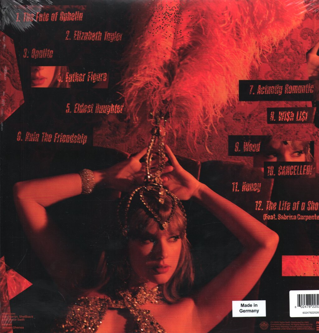 Taylor Swift - Life Of A Showgirl - Lp