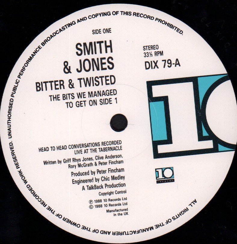 Smith And Jones - Bitter And Twisted - Lp
