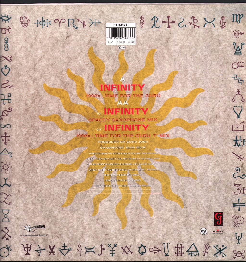 Guru Josh - Infinity - 12 Inch