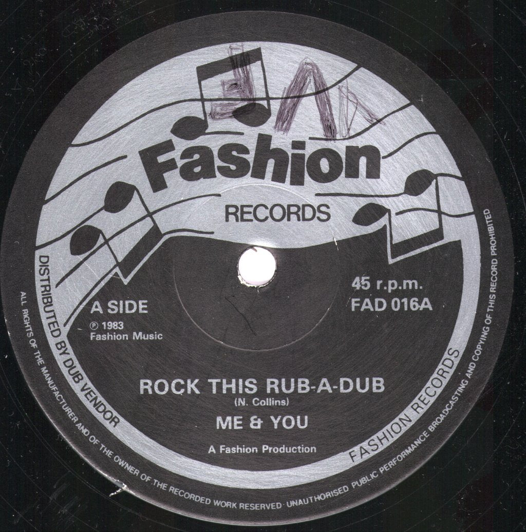 Me And You - Rock This Rub-A-Dub - 12 Inch