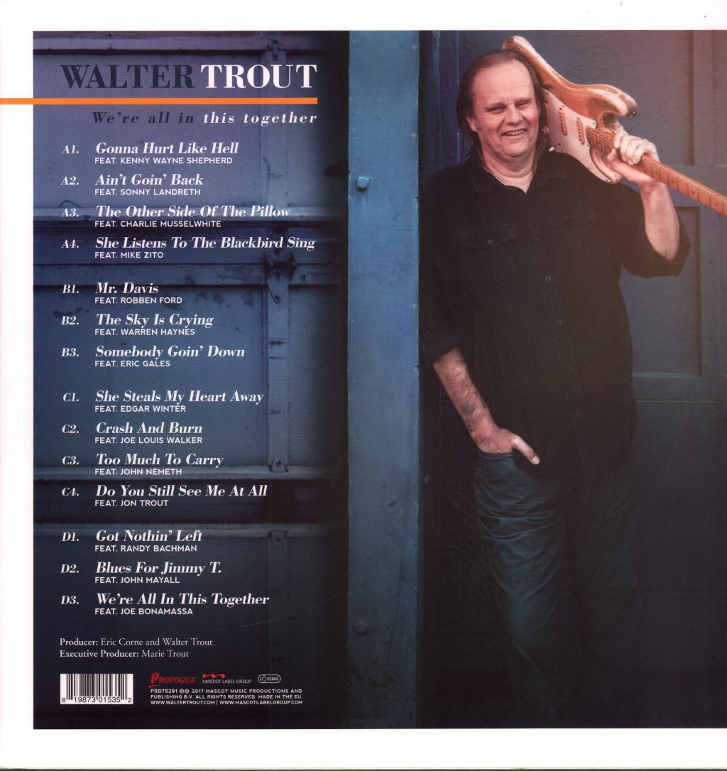 Walter Trout - We're All In This Together - Double Lp