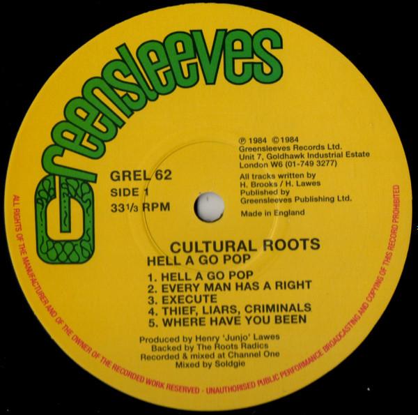 Cultural Roots - Hell A Go Pop - Lp