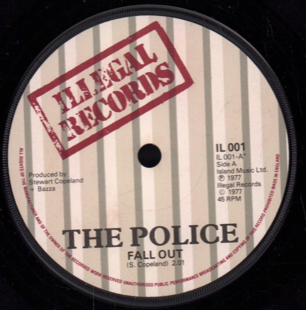 Police - Fall Out - 7 Inch