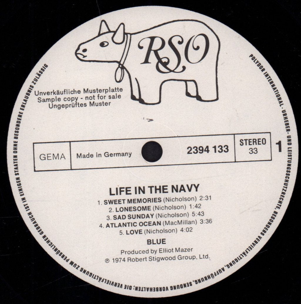 Blue (70'S Pop/Rock Group) - Life In The Navy - Lp