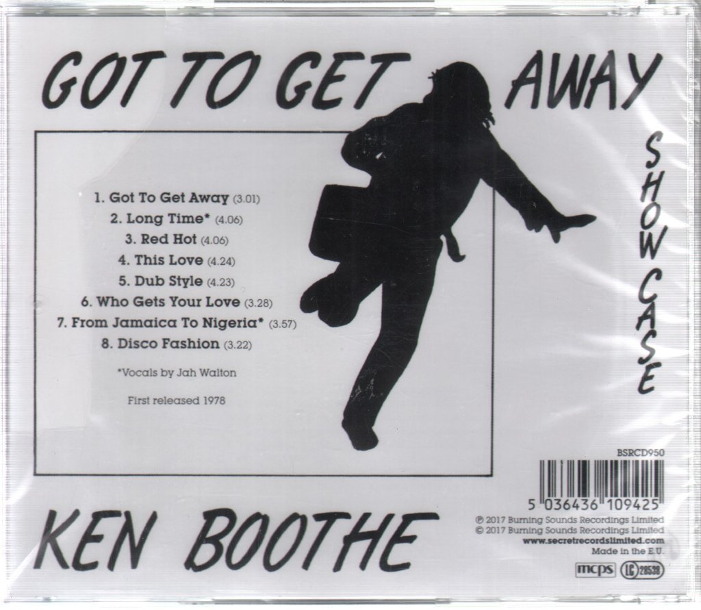 Ken Boothe - Got To Get Away Showcase - Cd