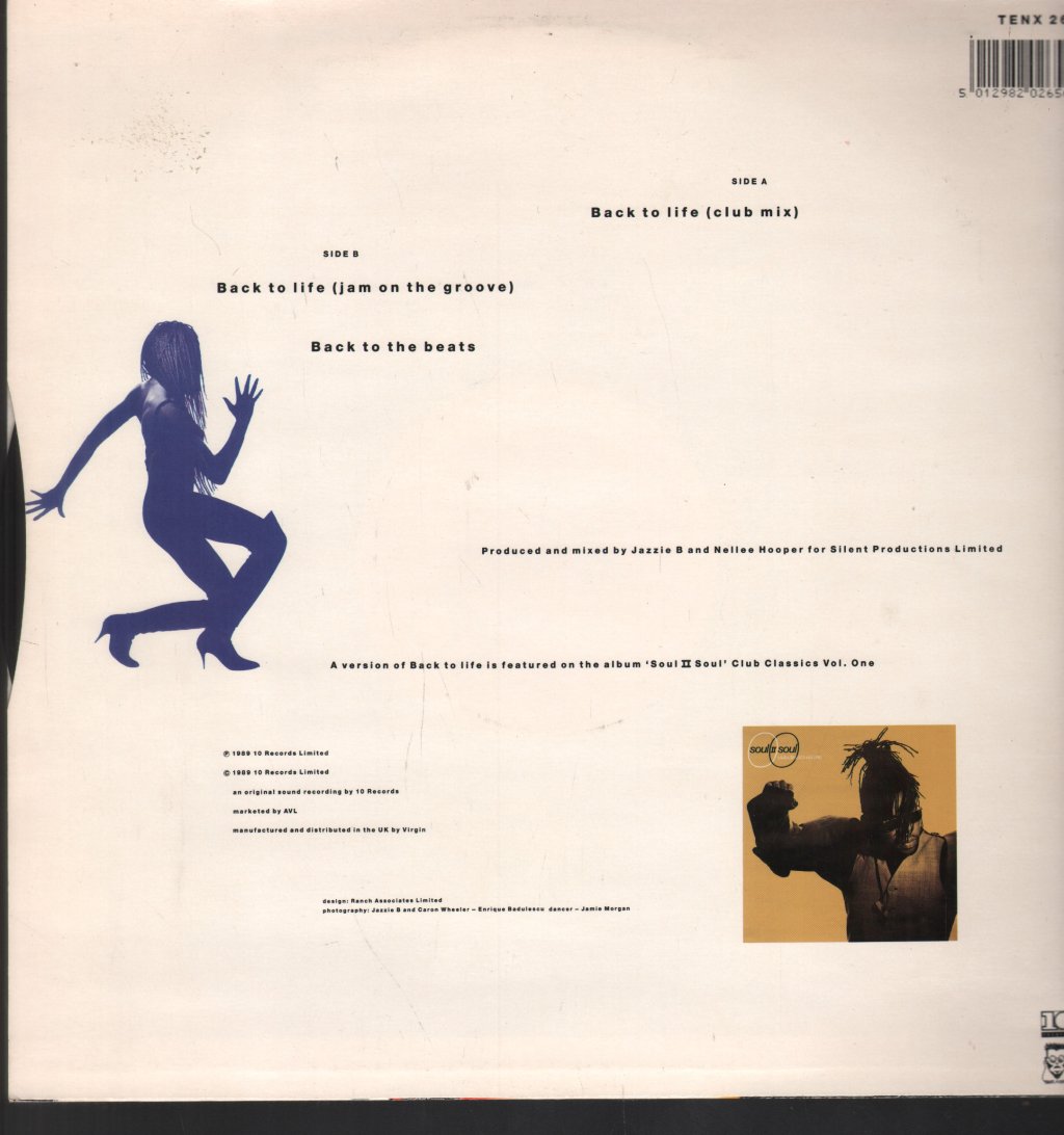 Soul II Soul - Back To Life - 12 Inch