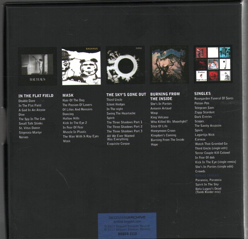 Bauhaus - 5 Albums - Cd Set