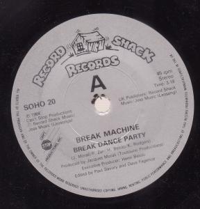 Break Machine - Break Dance Party - 7 Inch
